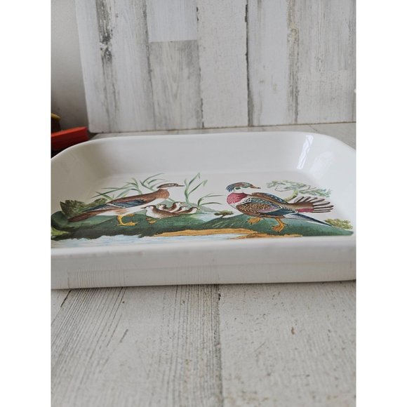 Portmeirion wood duck casserole baking dish bowl birds of Britain England tray v - Picture 4 of 5